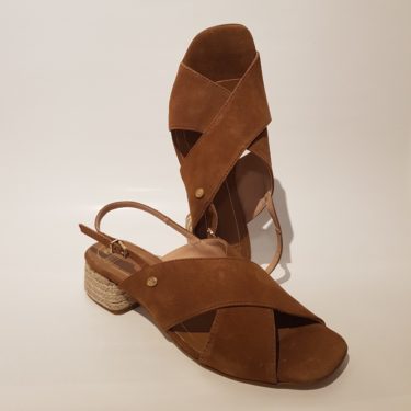 Sandaal Fred de la Bretoniere cognac 119.95