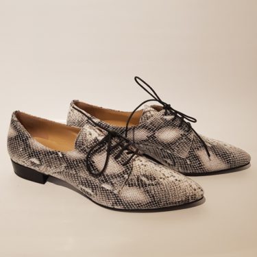 Veterschoen Lilian zwart wit 129.95