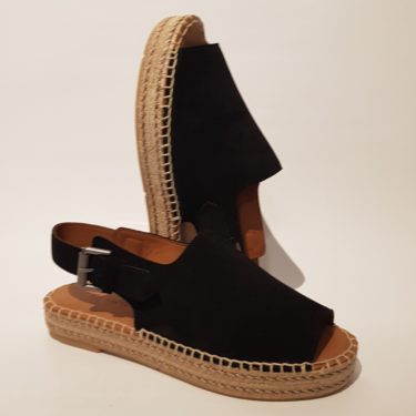 Espadrille Via vai zwart 99.95
